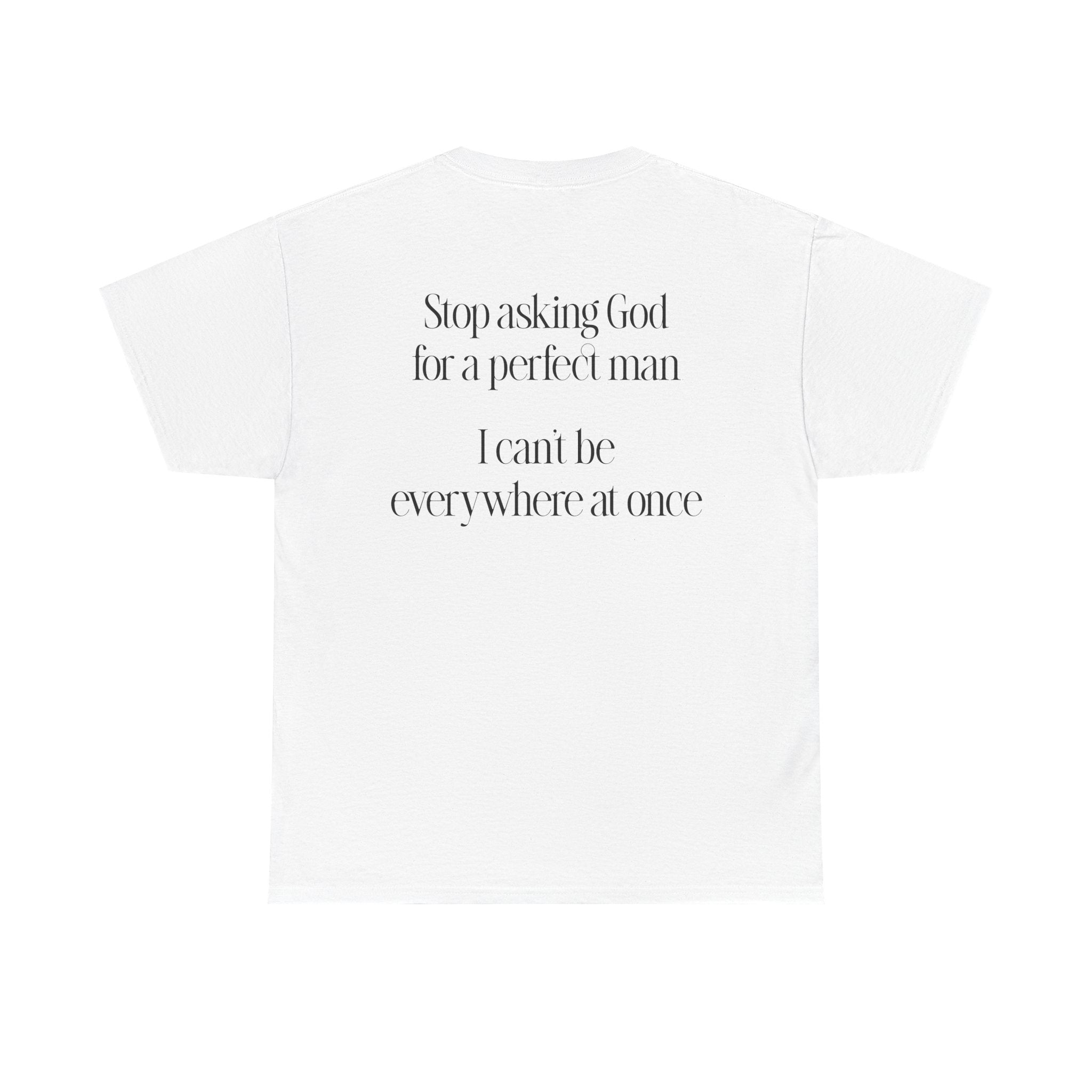 Quoted "Perfect man" T-Shirt